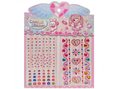 Наклейки декоративні XY-008-2(Pink) для авто ноутбуків телефонів