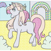 Водні розмальовки Чарівна розмальовка Поні 757173 4 малюнки
