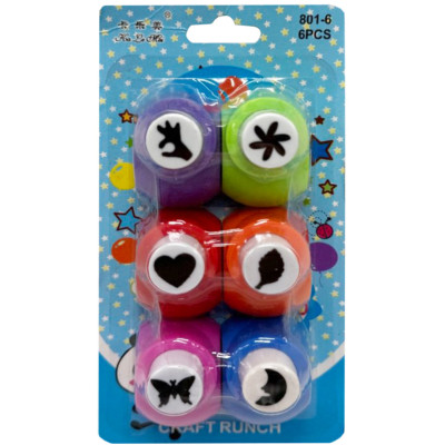 Набір фігурних діркопробивачів 315298 в наборі 6 штук Набір фігурних діркопробивачів 315298 в наборі 6 штук