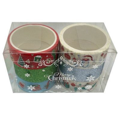 Набір декоративний скотч "Merry Christmas" XM-JD2273-2 15 см x 2 м