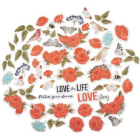 Набір для створення вітальних листівок "Трояндові мрії" FDGCK-042 6 шт