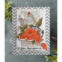 Набір для створення вітальних листівок "Трояндові мрії" FDGCK-042 6 шт