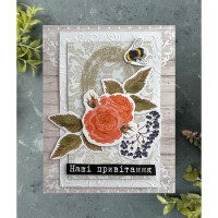 Набір для створення вітальних листівок "Трояндові мрії" FDGCK-042 6 шт