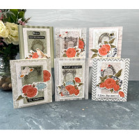 Набір для створення вітальних листівок "Трояндові мрії" FDGCK-042 6 шт