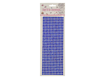 Наклейки декоративні XY-004(Blue) на планшеті 504 шт