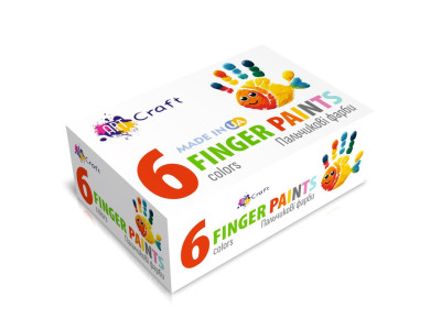 Набір пальчикових фарб 5023-AC 6 кольорів по 20 мл