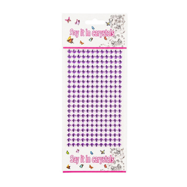 Декоративні наклейки XY-003(Violet) для авто ноутбуків телефонів