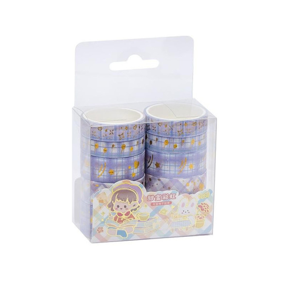 Набір декоративний скотч XM-JD2264-2-2 в наборі 10 шт