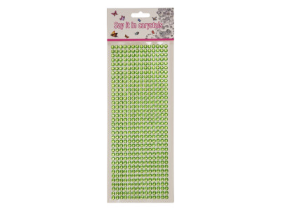 Наклейки декоративні XY-004(Green) на планшеті 504 шт