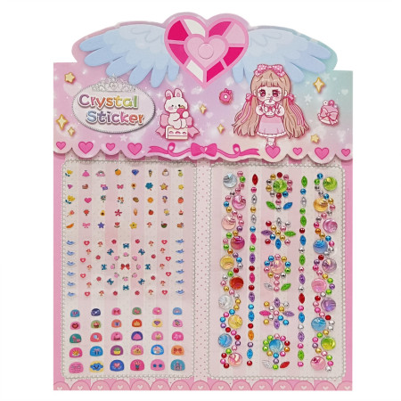 Наклейка камни XY-008-1(Multi-Color) для авто ноутбуков телефонов