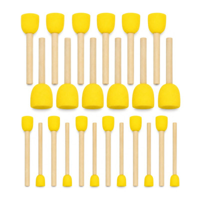 Набір спонжів для декорування та малювання Sponge-24 12 см 15 см 25 см 3 см 24 шт