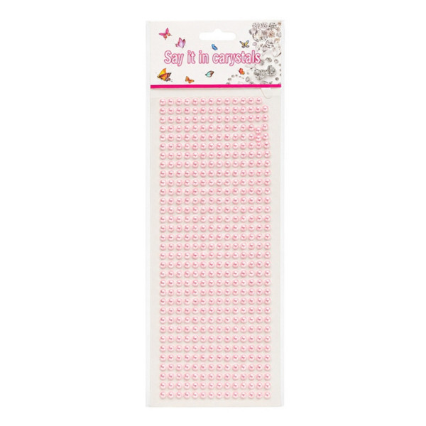 Декоративні наклейки XY-007(Pink) для авто ноутбуків телефонів
