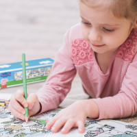 Дитяча розмальовка "Peppa Pig: Прогулянка з родиною" 200184 великий формат 70×16 см Дитяча розмальовка "Peppa Pig: Прогулянка з родиною" 200184 великий формат 70×16 см