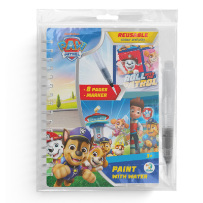 Дитячі водні розмальовки "Paw Patrol" 200656 маркер 8 сторінок Дитячі водні розмальовки "Paw Patrol" 200656 маркер 8 сторінок