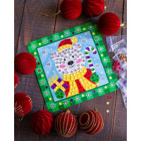 Дитячий набір для творчості "Новорічні листівки з паєтками" 10100694 Дитячий набір для творчості "Новорічні листівки з паєтками" 10100694