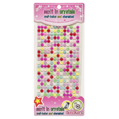 Напівбусини наклейки Bambi Планшетка №28 6 мм на планшетці 260 шт