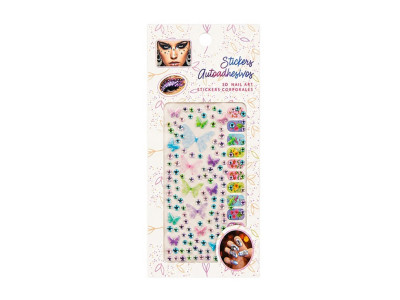 Декоративні наклейки XY-030(Multi-Color) для манікюру та макіяжу