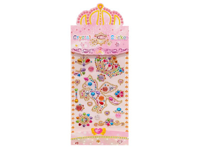 Наклейки декоративні "Кристали" XY-022-1 на планшеті