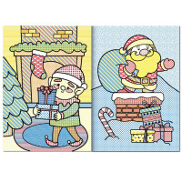 Дитяча аква-розмальовка з водним маркером "Hello Christmas" НТ-43-02 Дитяча аква-розмальовка з водним маркером "Hello Christmas" НТ-43-02