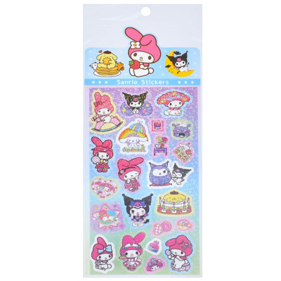 Декоративні наклейки "Sanrio Stickers" SZ240906-13 з блискітками