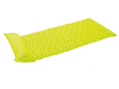 Надувний матрац intex 58807 Хвилі (229 -86см) Жовтий