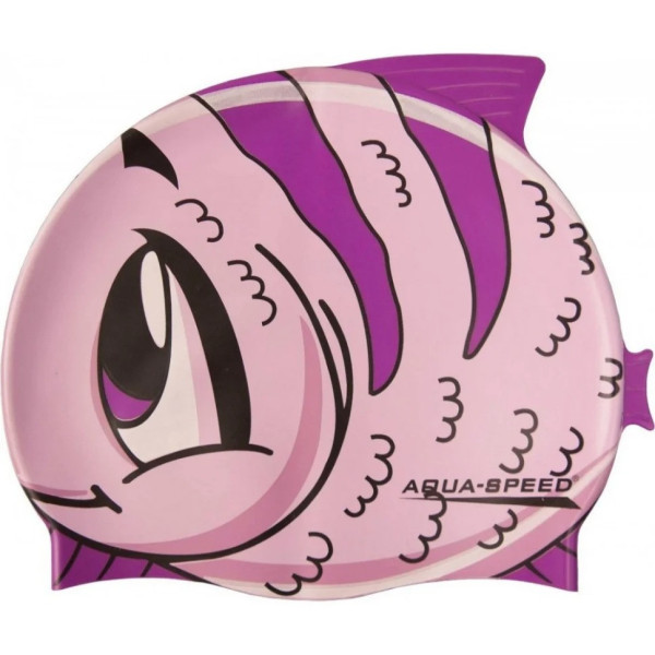 Шапка для плавання "ZOO Fish" 5528 Aqua Speed 115-fish рожева рибка OSFM Шапка для плавання "ZOO Fish" 5528 Aqua Speed 115-fish рожева рибка OSFM