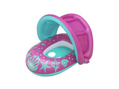 Дитячий надувний плотик 34091(Pink-Turquoise) розмір 80х85 см