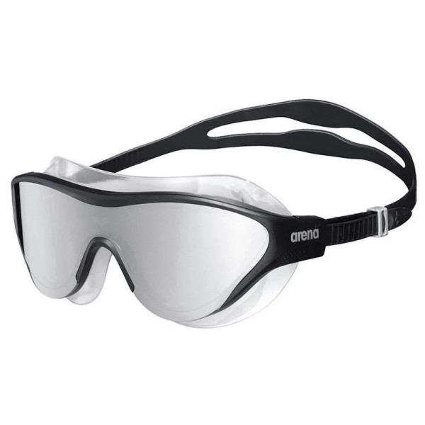 Окуляри для плавання "THE ONE MASK MIRROR" Arena 004308-101 чорний сріблястий OSFM