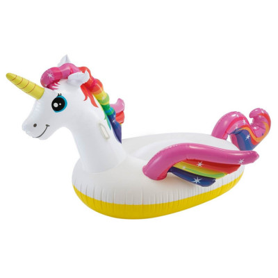 Дитячий надувний пліт Єдиноріг 57561 201х140х97 см