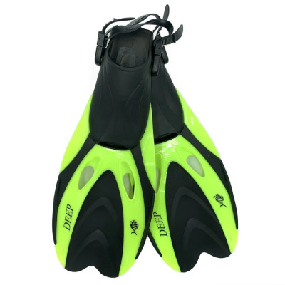 Ласти з відкритою пятою DLV Deep NE-66-43-46-Y розмір L/XL 43-46 салатові