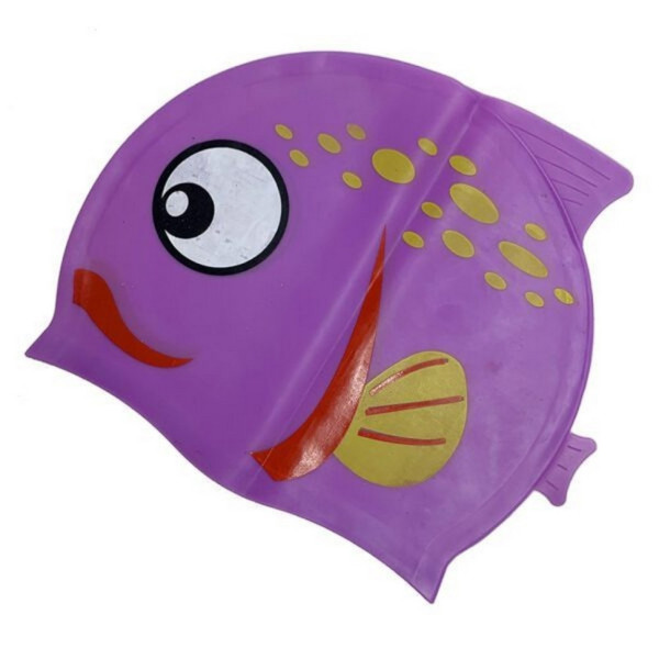 Шапочка для плавання дитяча Fish NE-SW-390-V фіолетова