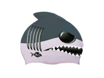 Шапочка для плавання дитяча Shark NE-DL-C12 сіра