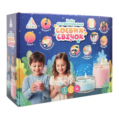 Набір для виготовлення соєвих свічок Maxi SSM-003 віск 1 кг