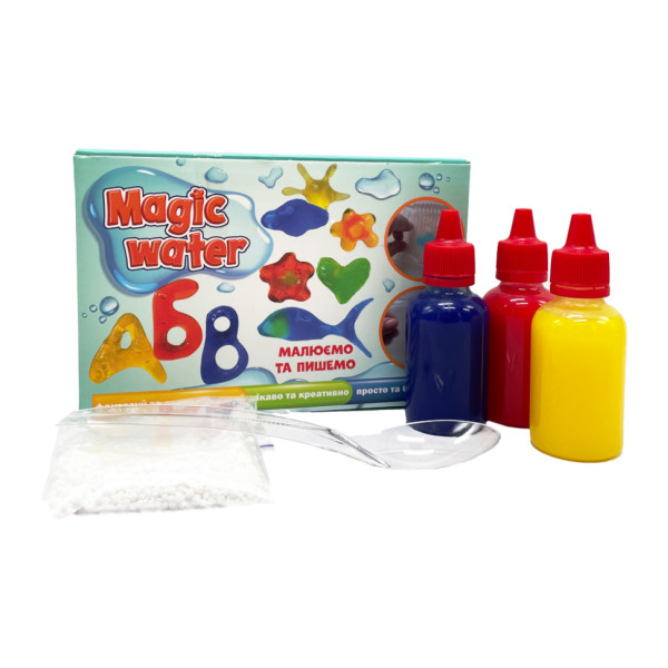 Набір для творчості "Magic water" Малюємо та пишемо MV6031-02 3 різнокольорові гелі Набір для творчості "Magic water" Малюємо та пишемо MV6031-02 3 різнокольорові гелі