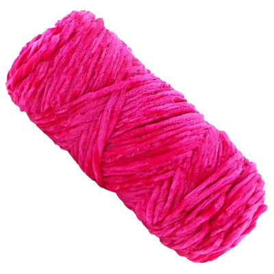 Пряжа плюшева синель PP108 100 грам 100% поліестер червона троянда