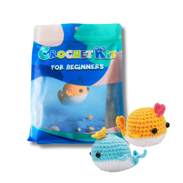 Набір для вязання іграшки "Кит" NBV9 наповнювач голка для зшивання