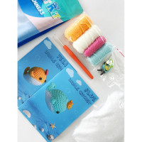 Набір для вязання іграшки "Кит" NBV9 наповнювач голка для зшивання