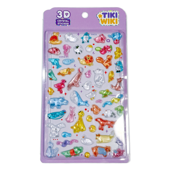 Набір 3D-наліпок "Тікі море" Tiki Wiki 51428 серії Crystal