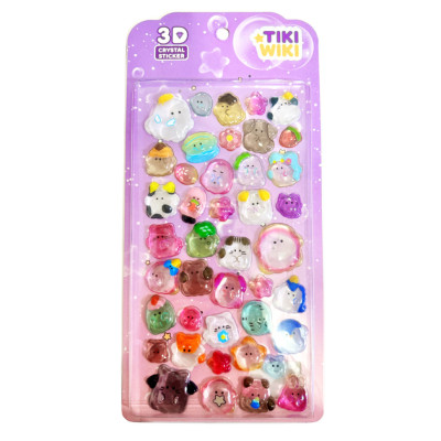 Набір 3D-наліпок "Тікі мрії" Tiki Wiki 25ESE009-03 серії Crystal