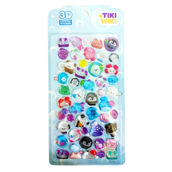 Набір 3D-наліпок "Тікі море S2" Tiki Wiki 25ESE009-08 серії Crystal