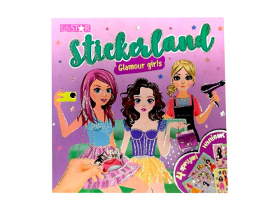Дитяча книжечка з наклейками "Glamour Girls" РМ-87-02 Дитяча книжечка з наклейками "Glamour Girls" РМ-87-02
