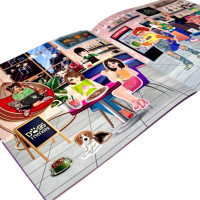Дитяча книжечка з наклейками "Glamour Girls" РМ-87-02 Дитяча книжечка з наклейками "Glamour Girls" РМ-87-02