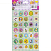 Набір великодніх наліпок НС-А5-14-03 формат А5 2 аркуші 70 штук