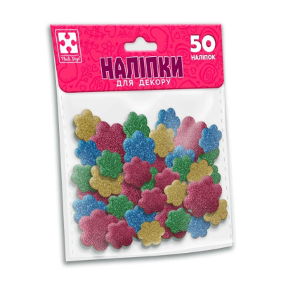 Дитячий набір м'яких наліпок "Квітка" VT4206-54 50 наліпок