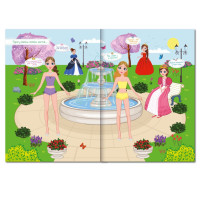 Книга-одягалка з наліпками "Princesses" LS-03-01 серія "Dress Up"