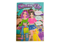 Книга-одягалка з наліпками "Stylish Girls" LS-03-03 серія "Dress Up"