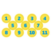 Книжка у кишеню з наліпками "Весела лічба" 1685005 24 сторінки