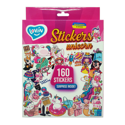 Набір стікерів Unicorn TM Lovin 90015
