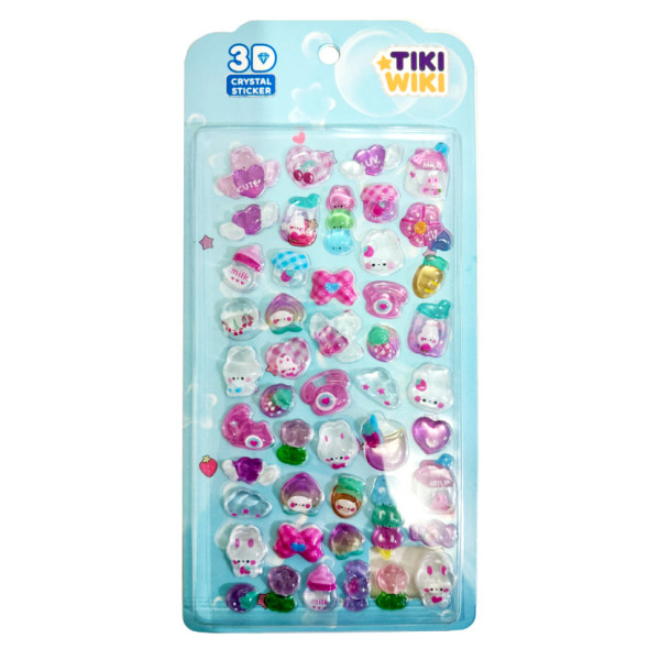 Набір 3D-наліпок "Тікі фантазія" Tiki Wiki 25ESE009-01 серії Crystal
