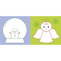 Дитяча книжечка з наклейками "Різдво" 668012 8 сторінок